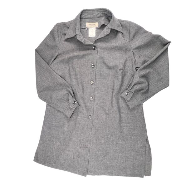 VTG Bridgewater Dress Jacket 14W Button Down Tailored Career Workwear Blazer - Picture 3 of 11